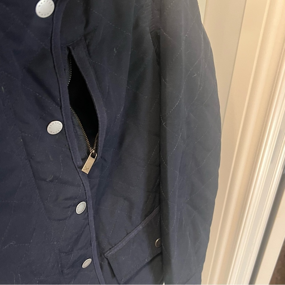 NWT DENVER HAYES Quilted Navy Blue Jacket Women's Size Medium - Picture 11 of 16